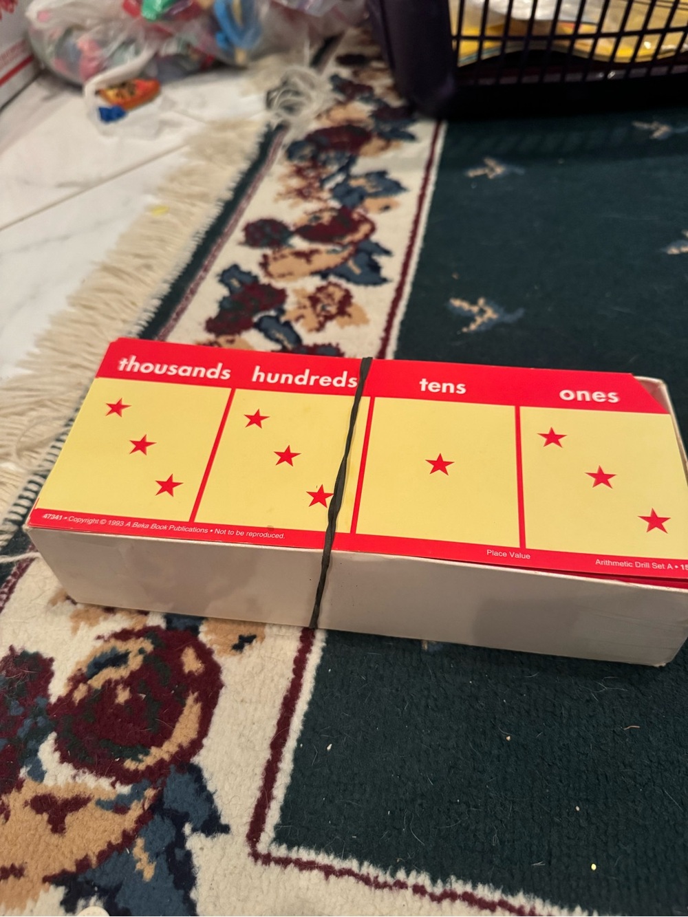 Educational Math Flash Cards Set - Multicolor - Picture 6 of 8